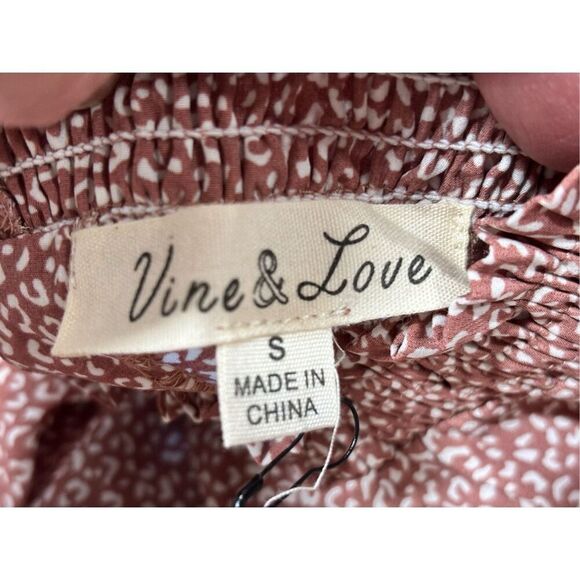 Vine & love blouse size S - Picture 8 of 9